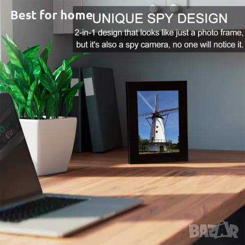 Фото рамка със скрита камера Nevarde, снимка 3 - Комплекти за видеонаблюдение - 48827776