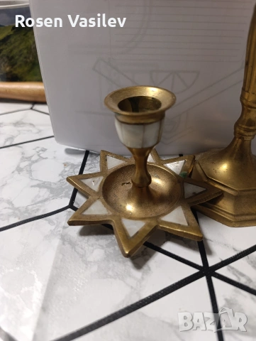 Свещници чаши и захарница, снимка 3 - Антикварни и старинни предмети - 53185779