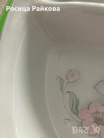 Две порцеланови чинии, снимка 8 - Чинии - 50260945