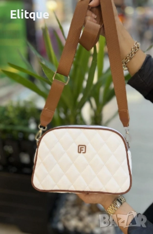 Капитонирана чанта с три отделения, снимка 3 - Чанти - 52832113