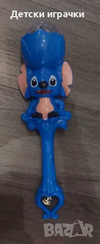 Стич музикален жезъл с диско топка, Stitch and Lilo, Стич и Лило , снимка 3 - Музикални играчки - 49245696