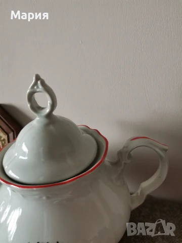 Ретро порцеланов чайник , снимка 3 - Други ценни предмети - 51282678