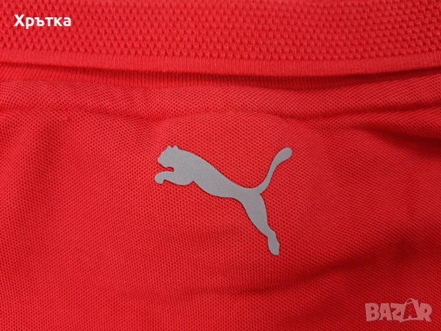 Puma x Ferrari - Оригинална мъжка тениска с яка размер S, снимка 7 - Тениски - 50954041