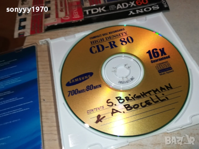 S.BRIGHTMAN & A.BOCELLI CD 2910250715, снимка 8 - CD дискове - 52219009
