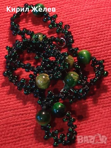 ШАРМАНТЕН МЪНИСТЕН РЕТРО СТИЛ ГЕРДАН РЪЧНА ИЗРАБОТКА КОЛИЕ 41423, снимка 8 - Колиета, медальони, синджири - 47198770