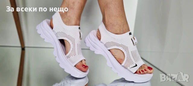 Nike Дамски Сандали Найк От 36 До 41 Номер - Бели Или Черни Код P824, снимка 3 - Сандали - 50830545