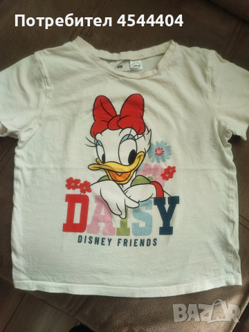 5 памучни блузки с мотиви , снимка 4 - Детски Блузи и туники - 53111830