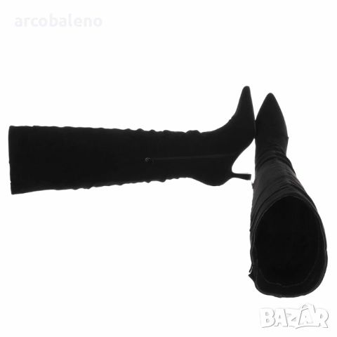 Дамски велурени ботуши над коляното, 3цвята , снимка 3 - Дамски ботуши - 52136981