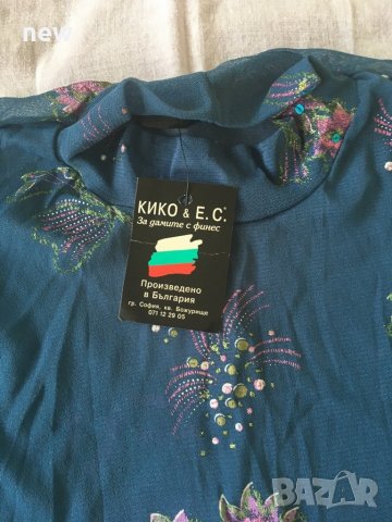 Нова прозрачна блуза размер XL, снимка 4 - Блузи с дълъг ръкав и пуловери - 37039210