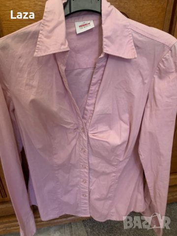 Продавам елегантна риза в розово .  , снимка 4 - Блузи с дълъг ръкав и пуловери - 39932670