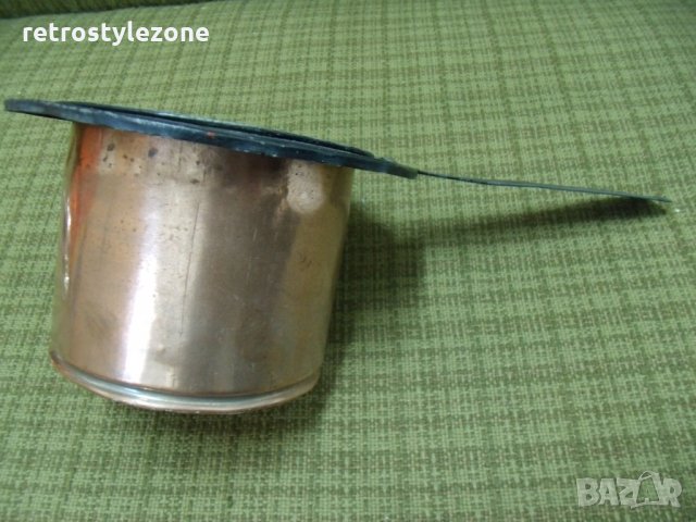 № 3794 стар метален / меден съд  , снимка 2 - Други ценни предмети - 27889594