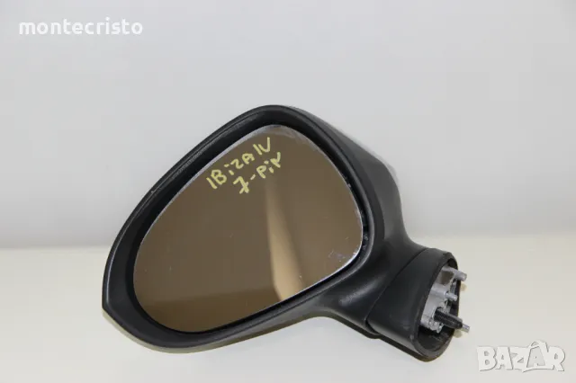 Ляво електрическо огледало Seat Ibiza IV (2008-2012г.) 7 пина прибиращо прибиране / 6J1857507G, снимка 2 - Части - 48092648