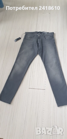 Replay Milano Anbass Hyperflex Stretch Slim Fit Mens Size 34/34 НОВО! ОРИГИНАЛ Мъжки Дънки!, снимка 8 - Дънки - 52090539