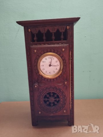 Стар настолен часовник, снимка 5 - Антикварни и старинни предмети - 43347608