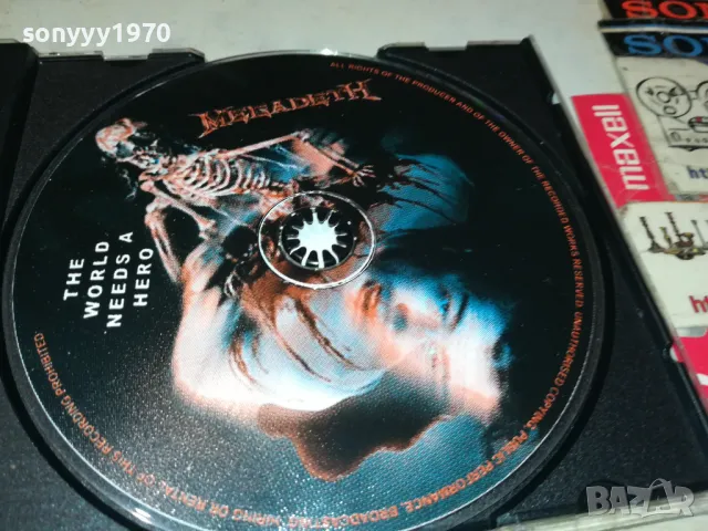 MEGADETH 2001 ORIGINAL CD 1804252028, снимка 10 - CD дискове - 49944880