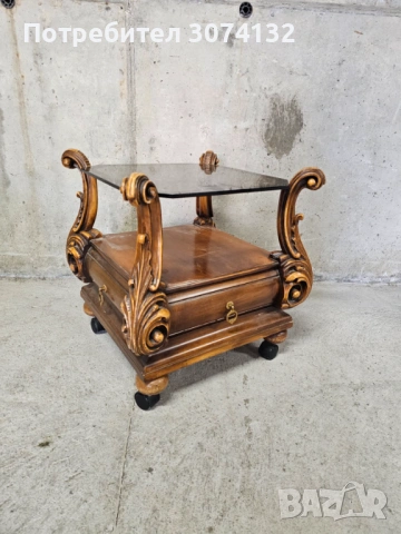 Елегантна италианска холна масичка, снимка 4 - Маси - 53566427