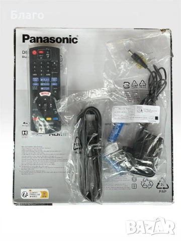 Panasonic DMP-BD84EG-K 2D Blu-ray диск/DVD плейър Panasonic DMP-BD84, снимка 7 - Плейъри, домашно кино, прожектори - 53369239
