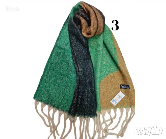 Елегантен дамски шал с цветен дизайн - Топлина и изтънченост за всеки ден, снимка 4 - Шалове - 48464259