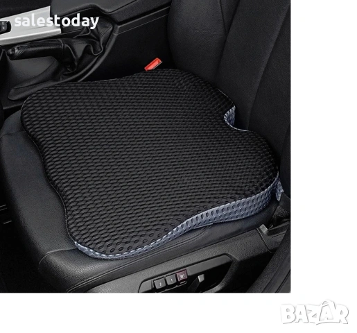 Възглавница за кола или стол, Черна подложка за седалка, снимка 5 - Аксесоари и консумативи - 44445385