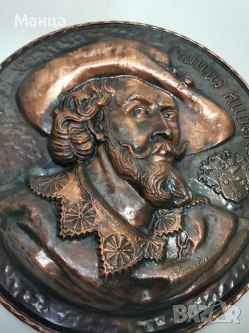  Портрет на Петер Паул Рубенс, снимка 6 - Антикварни и старинни предмети - 36685980