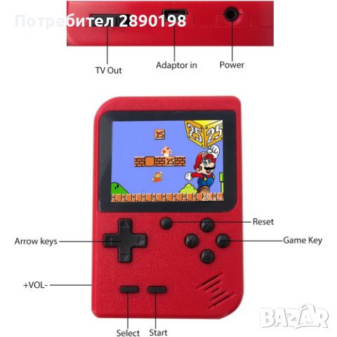 Конзола за видеоигри GameBoy ретро игра , снимка 3 - Настолни игри - 43716667
