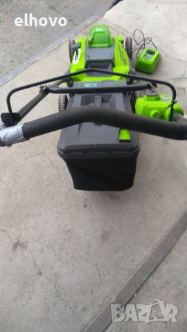 Косачка акумулаторна Green Works 25157, снимка 3 - Градинска техника - 39858888