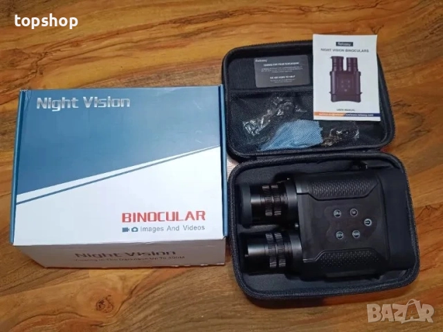 НОВ, ТЕСТВАН уред за нощно виждане NV2000 Инфрачервен с 6x цифрово увеличение 32GB карта, 4" LCD..., снимка 9 - Друга електроника - 51637863