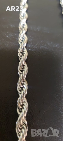 Мъжки синжир от неръждаема стомана 8 мм, снимка 4 - Колиета, медальони, синджири - 53265211