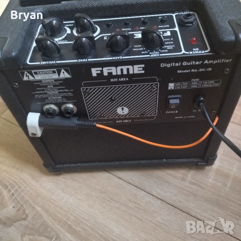 Fame DC15 малък modeling усилвател за китара, снимка 4 - Китари - 52990625