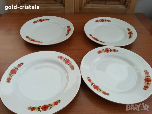 Български порцелан чинии, снимка 1 - Антикварни и старинни предмети - 33280415