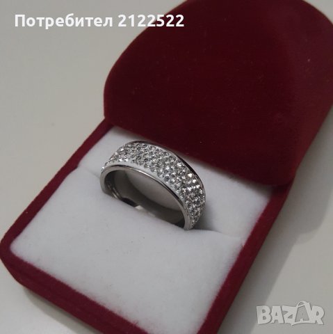 Нежни дамски пръстени с камък, снимка 6 - Пръстени - 40360536