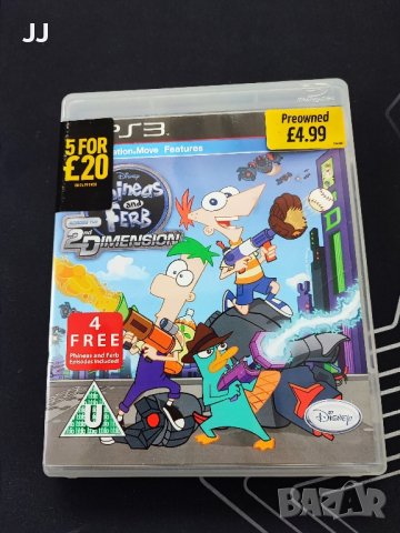 Phineas and Ferb Across the 2nd Dimensionигра за PS3, Playstation 3 ПС3