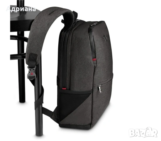 Раница Wenger,MX Reload,Heather Grey, снимка 3 - Раници - 53080671