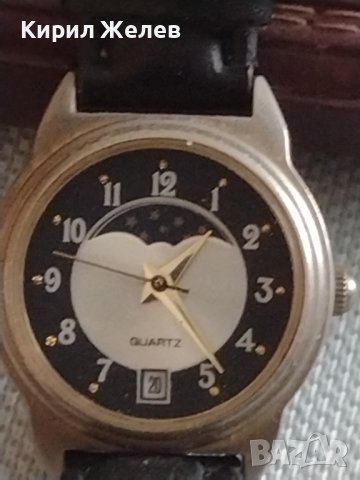 Елегантен дамски часовник с кожена каишка стилен дизайн 41774