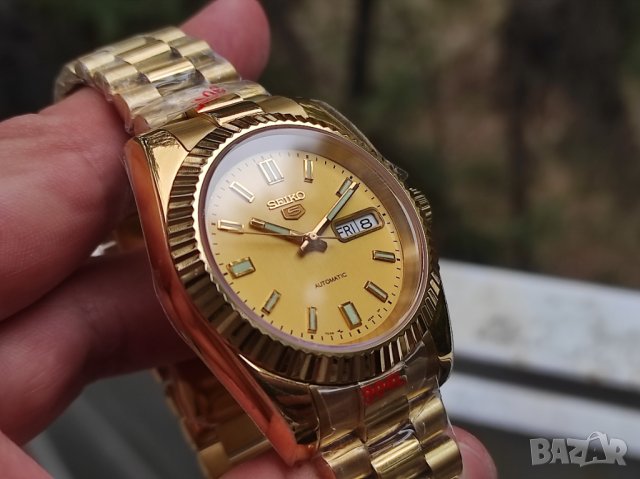 Seiko 5 mod "The Tony Soprano" President bracelet, снимка 6 - Мъжки - 43242645