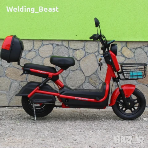 Електрическо колело-мотопед SG Super Crown 750W / 48V / 15Ah - Red