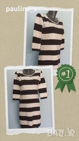 Два броя / Еластична маркова рокля "Mango" basics и "H&M" / унисайз , снимка 12 - Рокли - 36565535