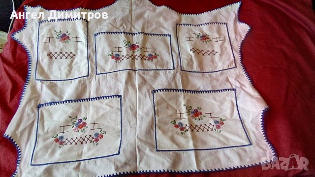 Бродерия украса за стена с джобове, снимка 1