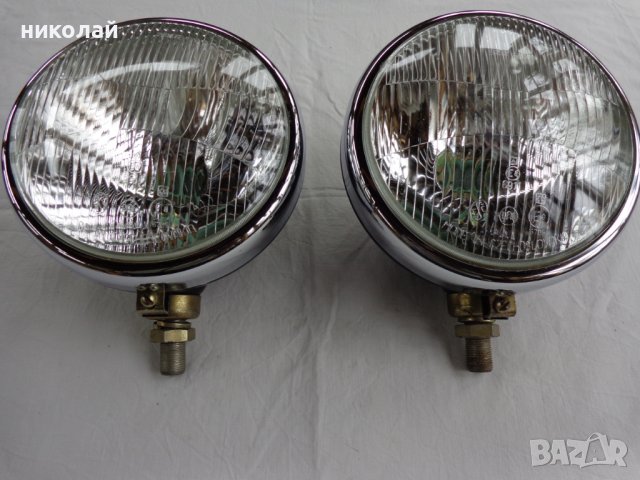 Ретро фарове Made in Czechoslovakia PAL. ESC  76 00.77 с диаметър 190 мм чисто нови., снимка 4 - Части - 39860756