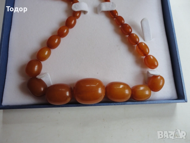 Луксозно  колие от балтийски кехлибар 6, снимка 4 - Колиета, медальони, синджири - 52839137