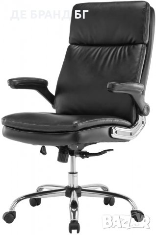 РАЗПРОДАЖБА Ергономичен офис стол с мека седалка и облегалка 3287-BK, снимка 6 - Столове - 35096366