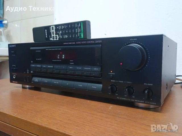 Стерео ресивър SONY STR-GX315. Перфектен с оригинално дистанционно. Изпращам видео. , снимка 5 - Ресийвъри, усилватели, смесителни пултове - 52599245