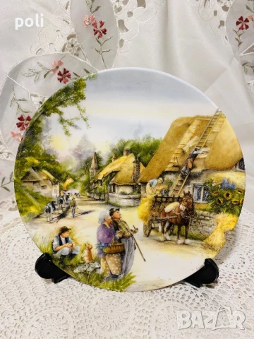 порцеланова чиния за стена 