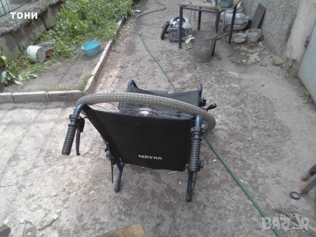 Инвалидна количка MEYRA асистент части, снимка 4 - Инвалидни колички - 28769268