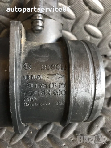 Дебитометър (Bosch) за KIA Carnival CRDi (2003–2007) 0281002554, 28164-4A000, снимка 3 - Части - 53198547