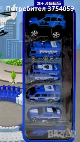 Полицейска писта 107 елемента – Забавление без край за малките герои, снимка 3 - Коли, камиони, мотори, писти - 48341479