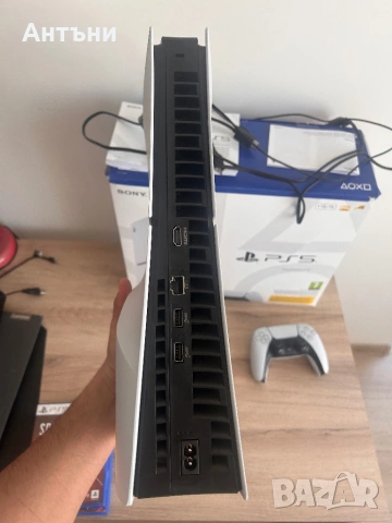 Playstation 5 Slim 1TB Disc Edition с 2 игри , снимка 10 - PlayStation конзоли - 53148785