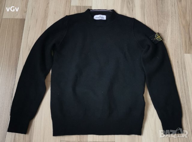 Оригинален детски вълнен пуловер Stone Island - 140 , снимка 2 - Детски пуловери и жилетки - 35611541