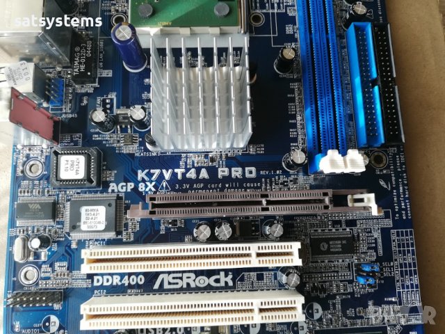 Дънна платка ASRock K7VT4A Pro Socket 462 , снимка 4 - Дънни платки - 37036017