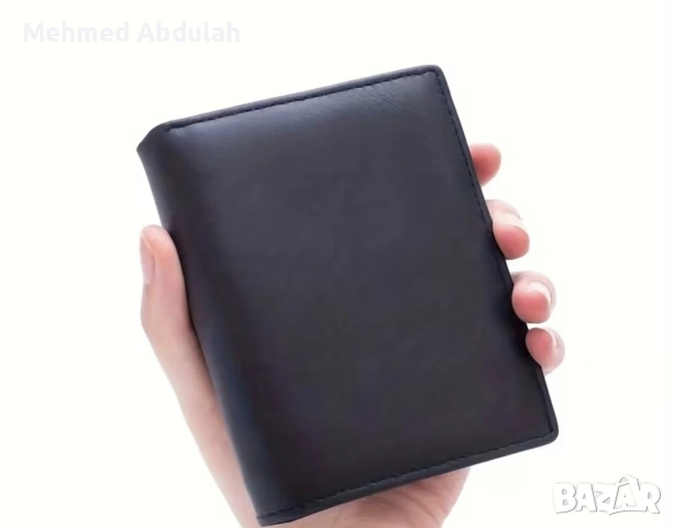 Истински кожен компактен портфейл, снимка 10 - Портфейли, портмонета - 53480868